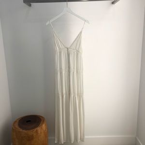 Long White Boho Dress